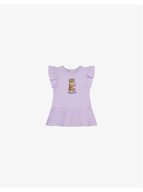 Abito in piquet di cotone Moschino Teddy Bear MOSCHINO KIDS | MDV0DI-LFA06/51683